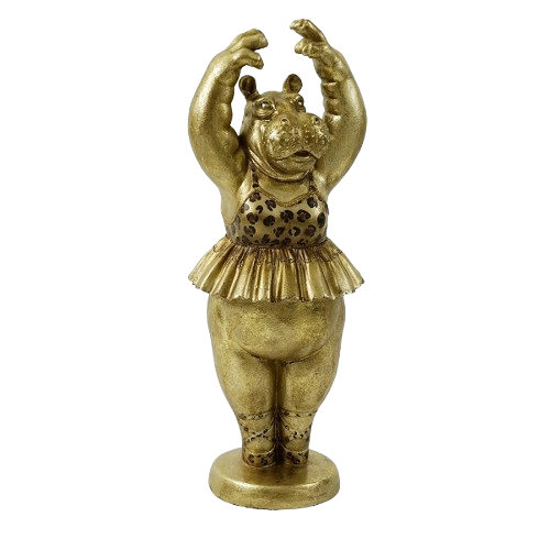 Deko-Figur Hippo-Ballerina, Höhe 63cm
